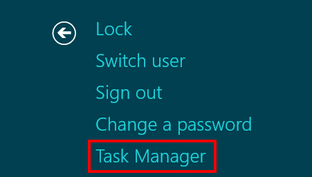 Windows 8 Task Manager
