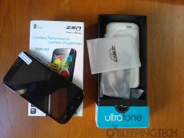 ZEN ULTRAFONE Unboxing
