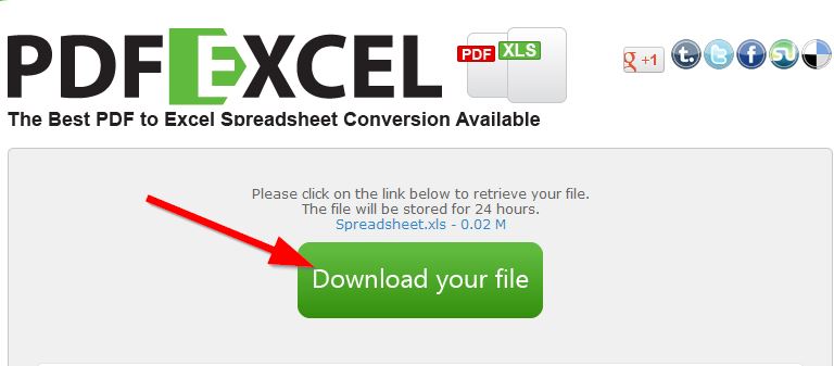 download converted file