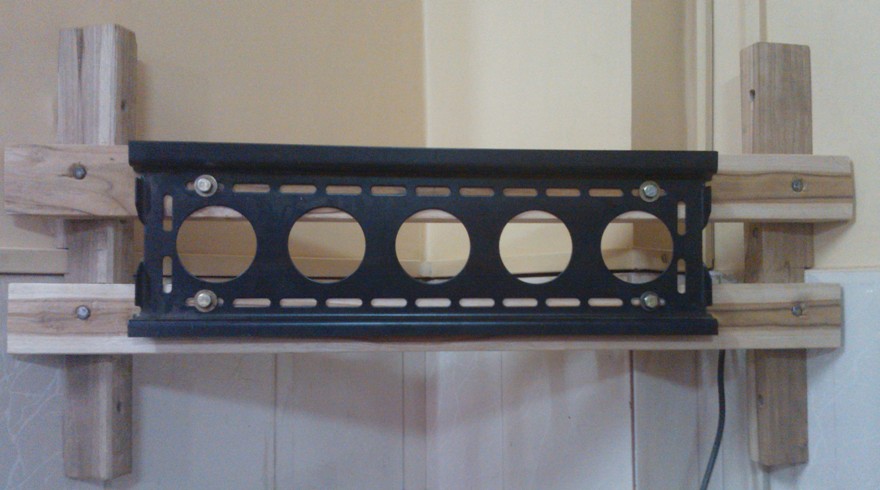 DIY Wodden Corner mount