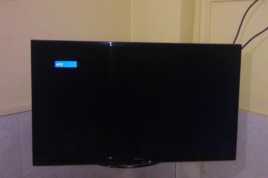 Mounted TV